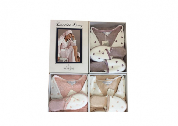 Халат женский Maison Dor LAVOINE LONG HEARTS