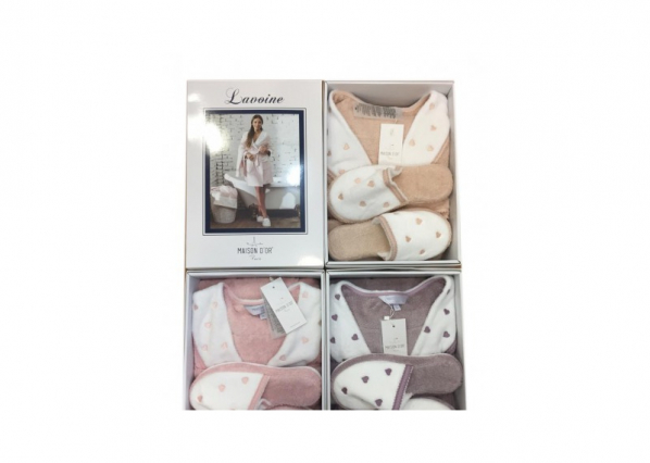 Халат женский Maison Dor LAVOINE HEARTS